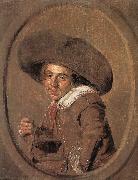 HALS, Frans A Young Man in a Large Hat Spain oil painting artist